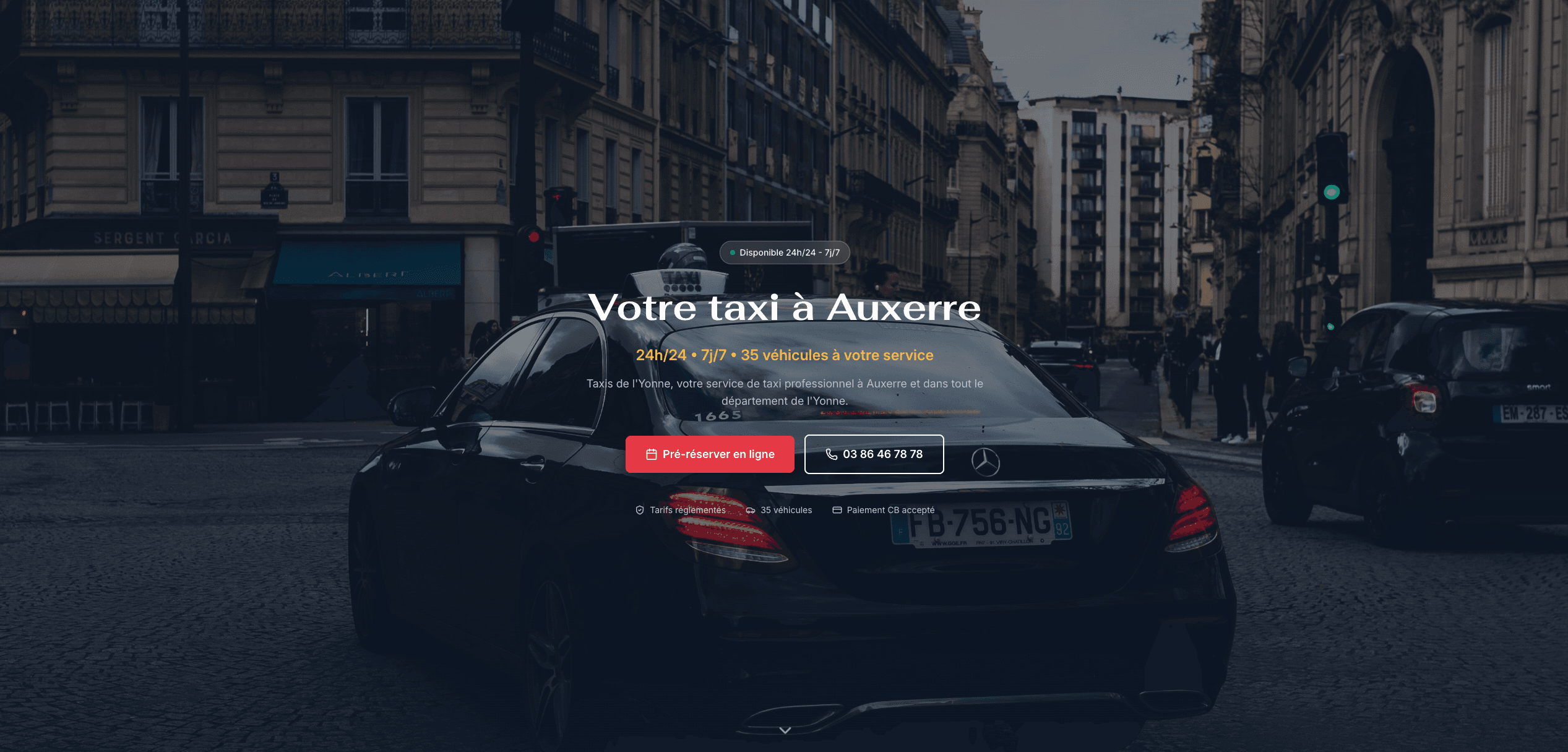 Taxi Cooperative Website