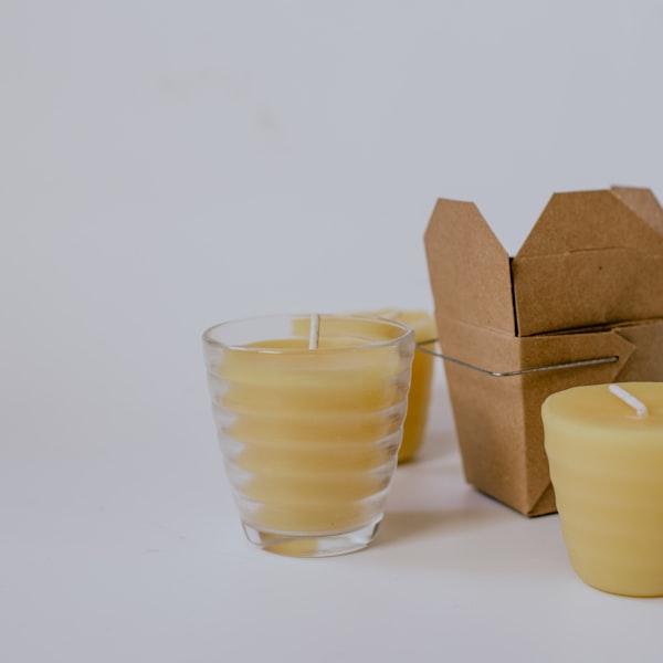 Scented Beeswax Candle Trio