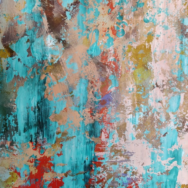 Abstract Sunset Canvas